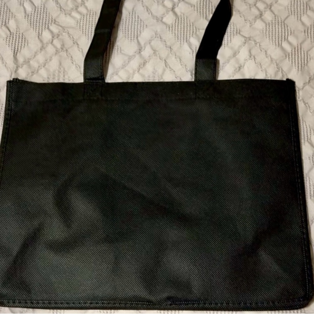 Jackson Hole, WY reuseable canvas Black Tote Bag, Brand new. - Picture 3 of 4